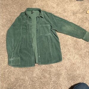 H&M Divided Teal Textured Shirt